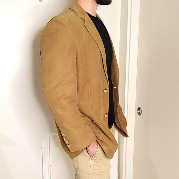 Robert Graham Russell Suede Woven Blazer Jacket - Picture 3 of 11